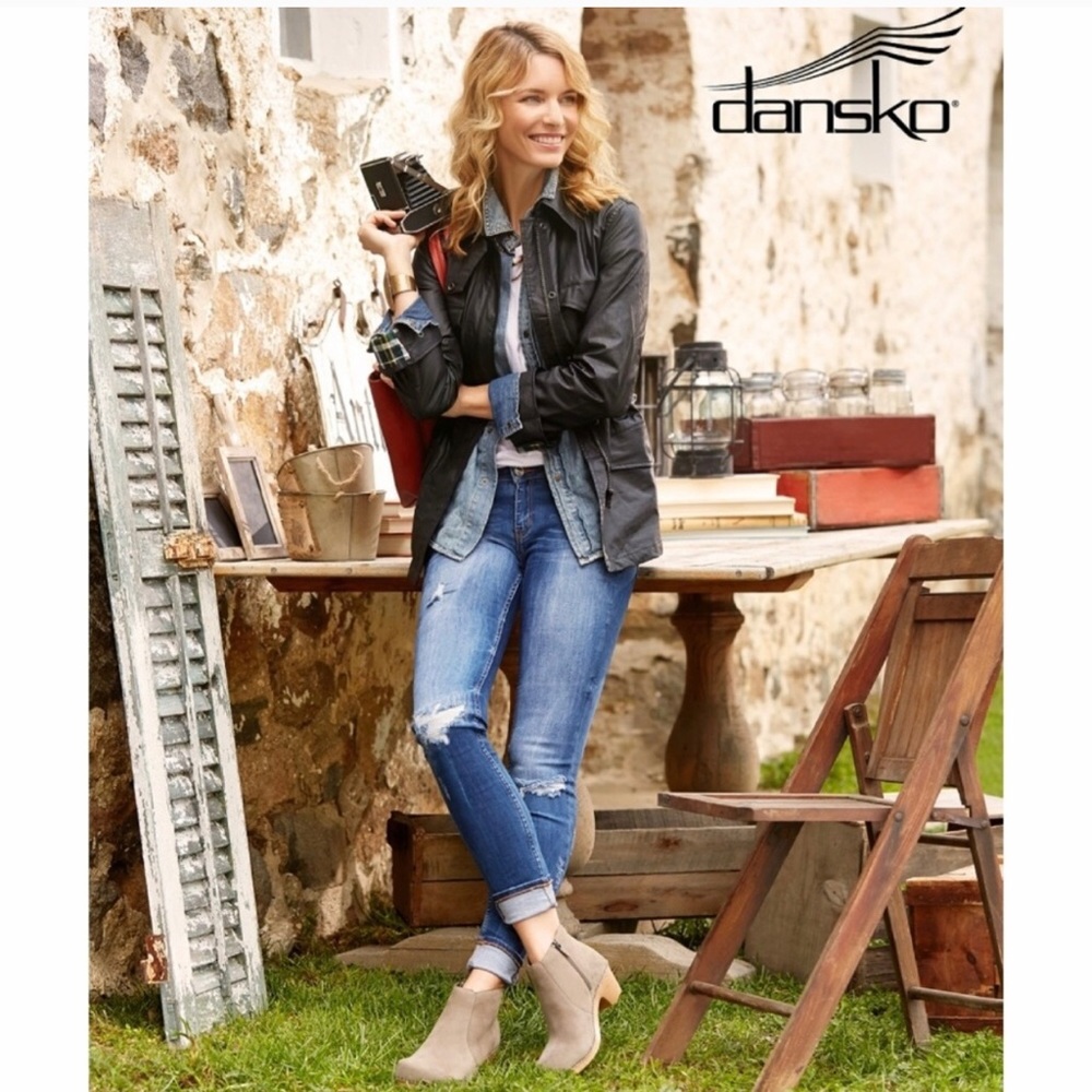DANSKO Maria Nubuck Leather Ankle Boot Size 38